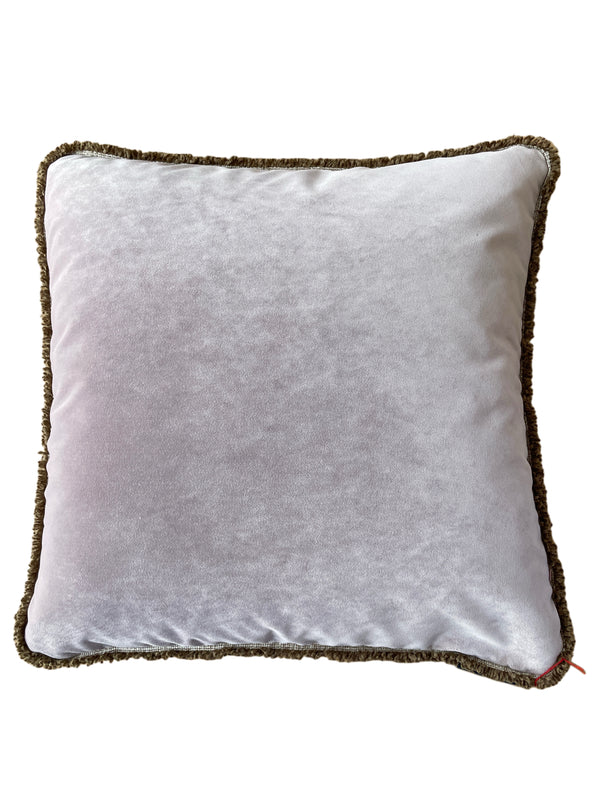 SAMTKISSEN 50 CM X 50 CM, MAUVE