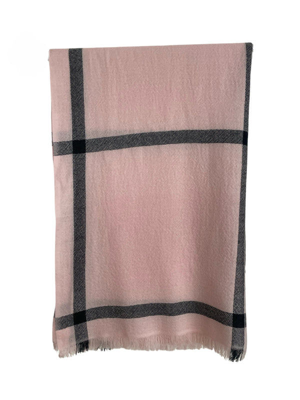 SUMO SCARF ROSA/ANTRAZIT