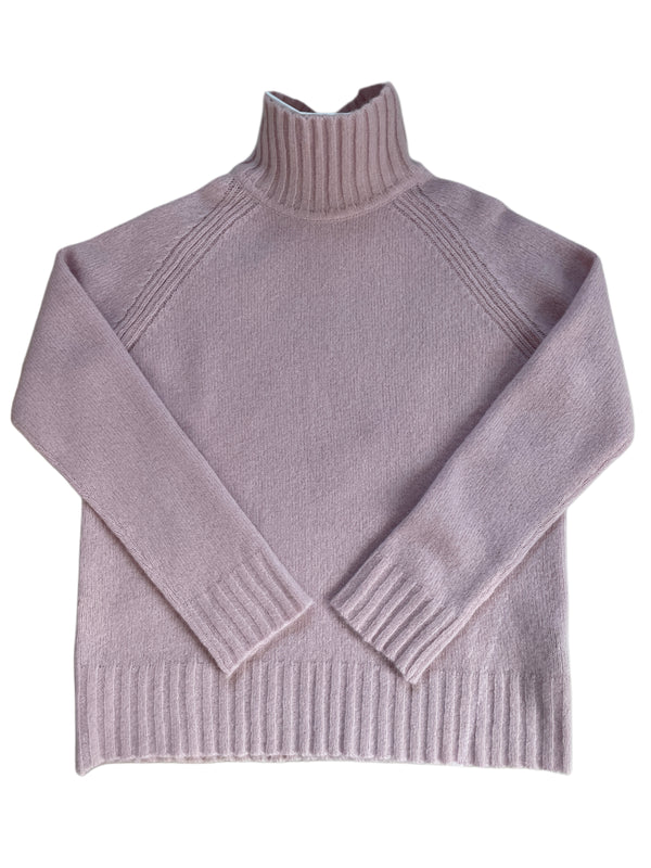 NANA STEHKRAGEN  PULLOVER, RAGLAN, HELLROSA