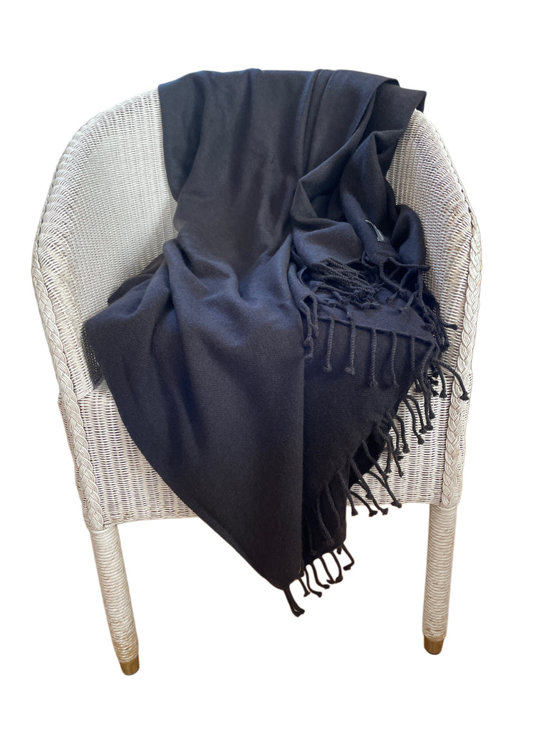 CASHMERE PLAID DUNKELBRAUN