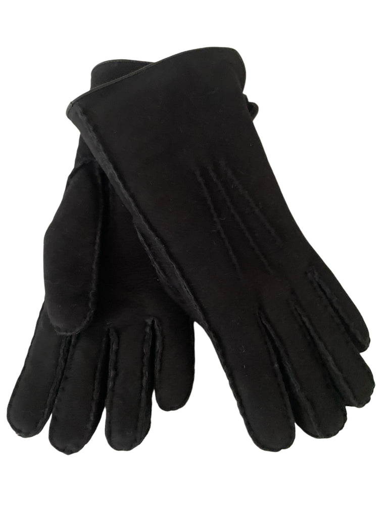 LAMMFELL HANDSCHUHE VON ALPO, LADIES SCHWARZ