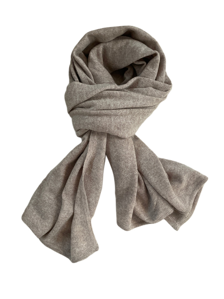 AMBICA BIG SCARF/CAPE/PLAID BEIGE