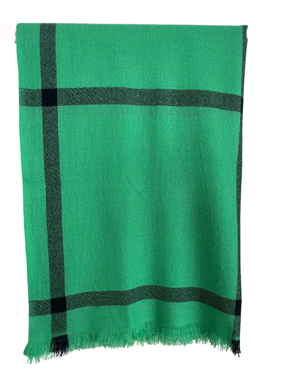 SUMO SCARF GRASGRÜN/NAVY