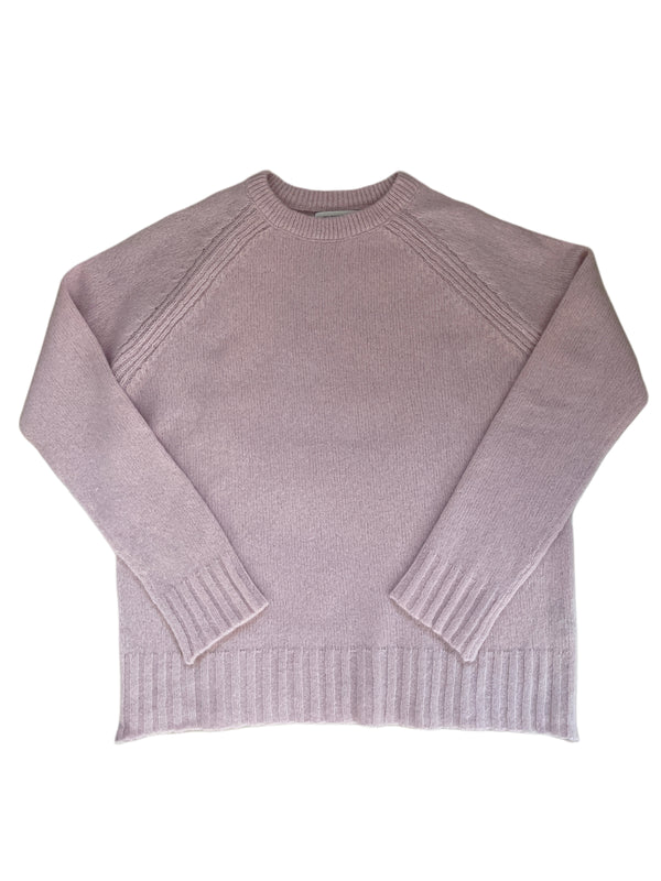 NANA RUNDAUSSCHNITT PULLOVER HELLROSA