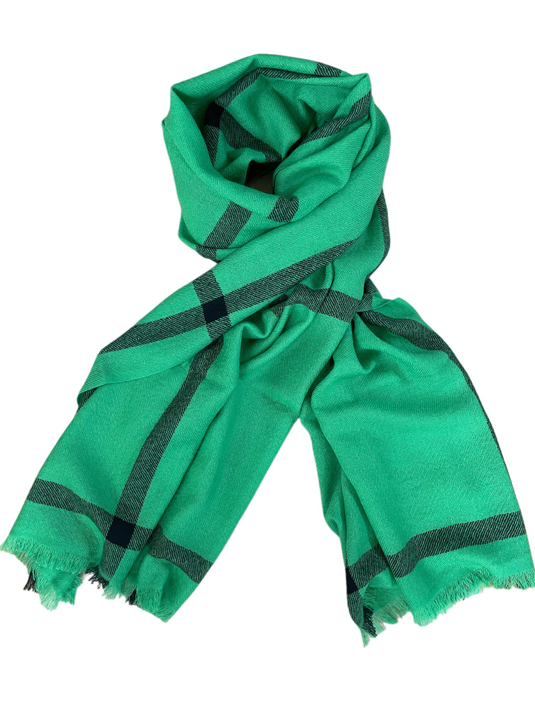 SUMO SCARF GRASGRÜN/NAVY