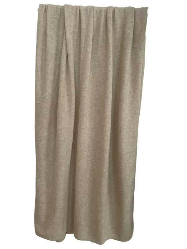 AMBICA BIG SCARF/CAPE/PLAID BEIGE