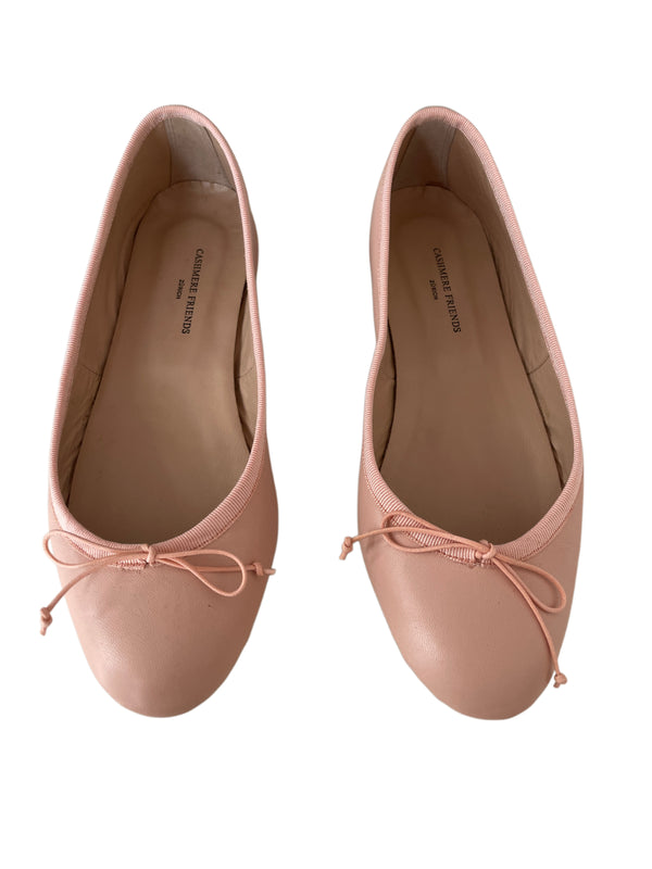 BALLERINA ROSA LEDER