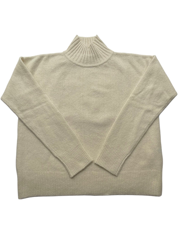 CARINE S, PULLOVER MIT STEHKRAGEN, IVORY - Cashmere Friends