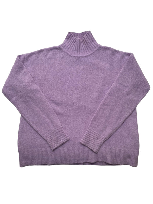 CARINE S, PULLOVER MIT STEHKRAGEN, LILA - Cashmere Friends