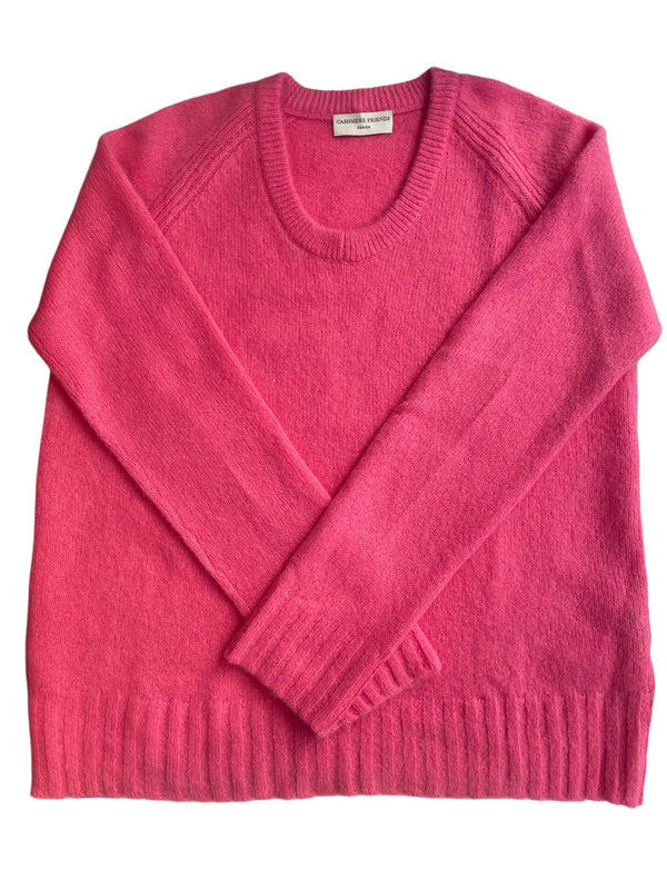 NANA RUND - V - AUSSCHNITT PULLOVER PINK - Cashmere Friends