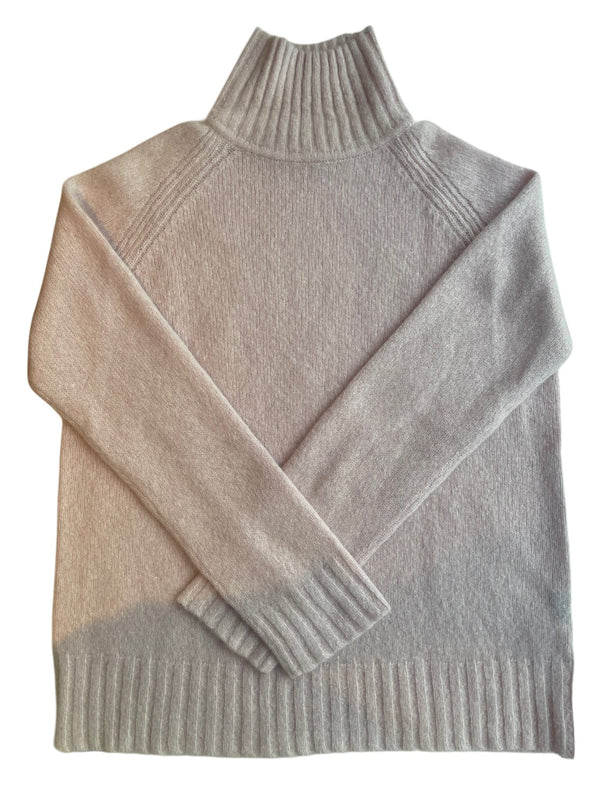 NANA STEHKRAGEN PULLOVER ROSEWEISS - Cashmere Friends