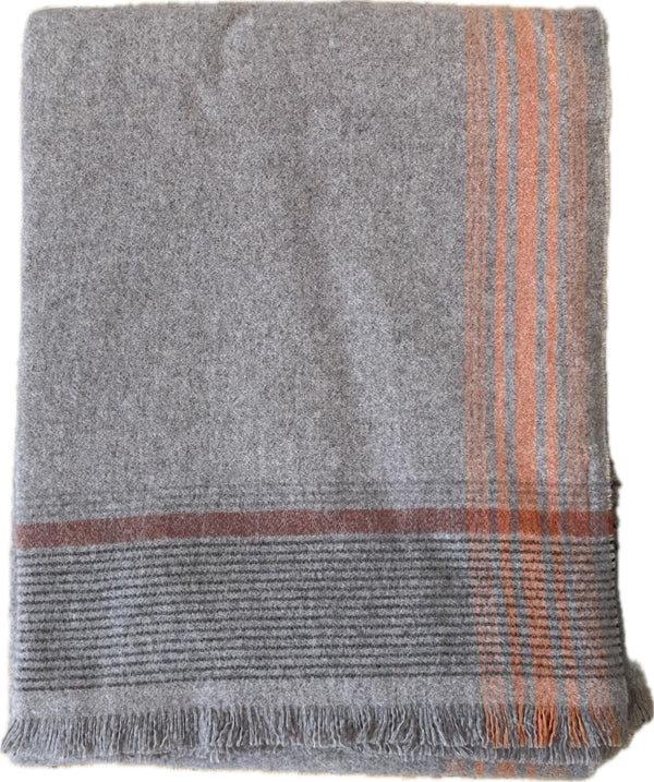 DECKE NOMADE 90% WOLLE, 10% CASHMERE, BEIGE - Cashmere Friends